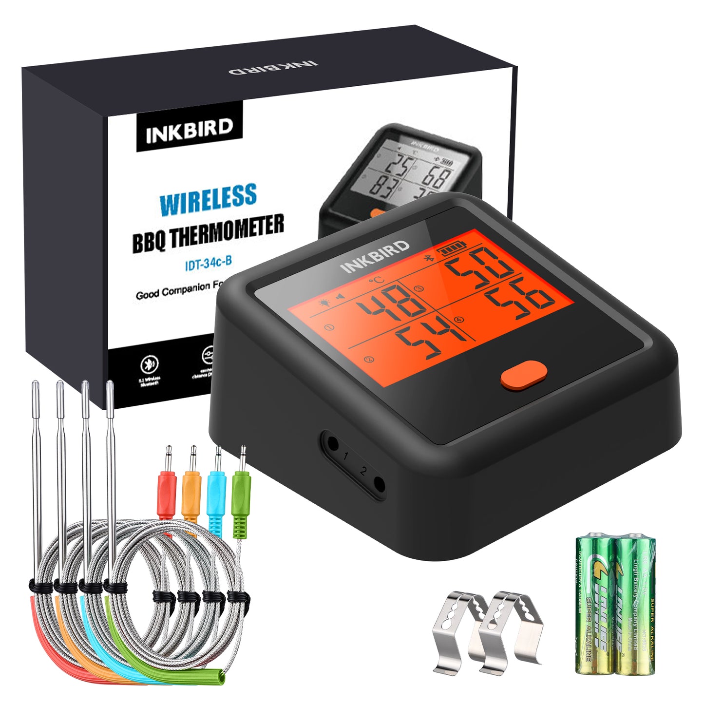 Bluetooth-Grillthermometer IDT-34c-B