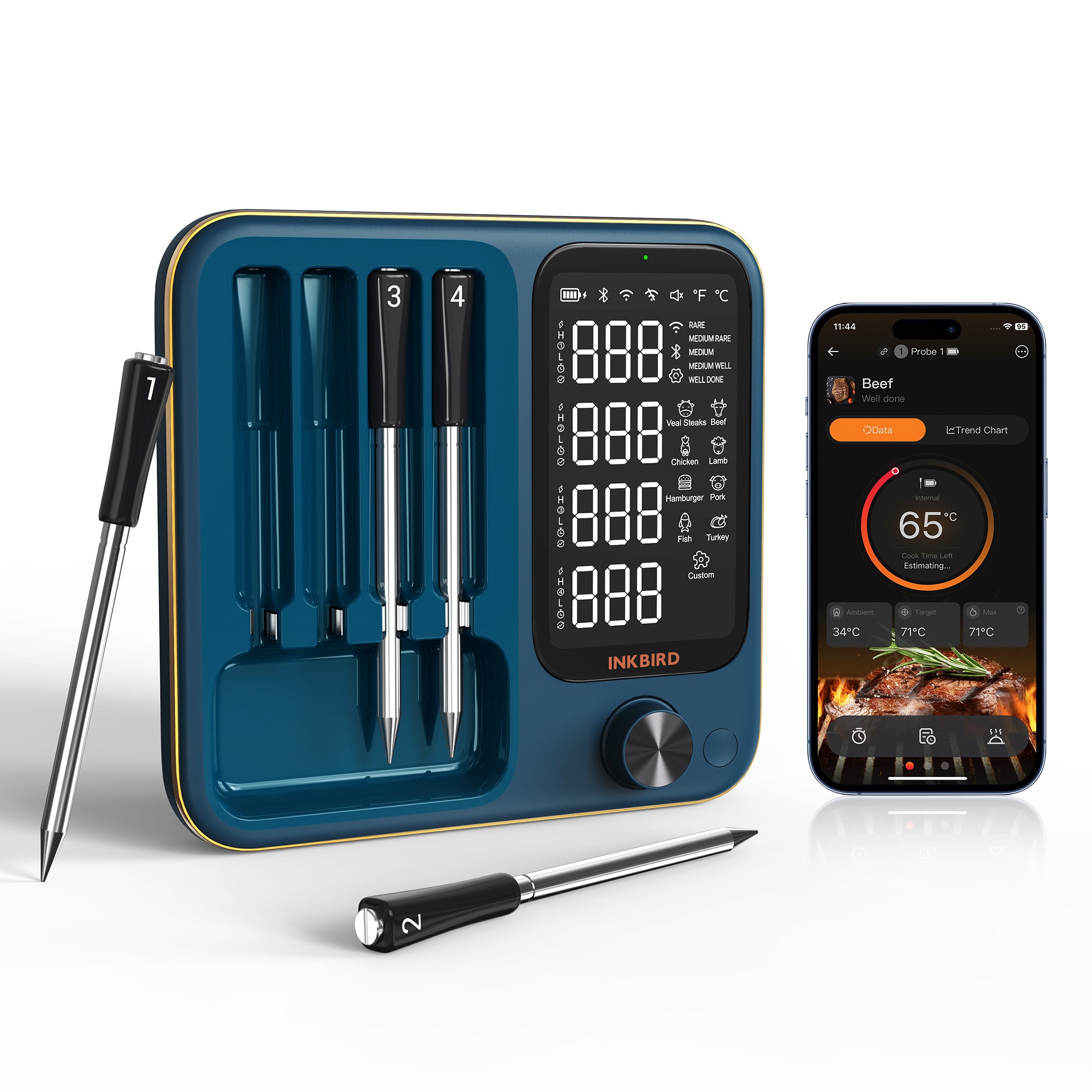 Meat Thermometer Pro INT-14S-BW