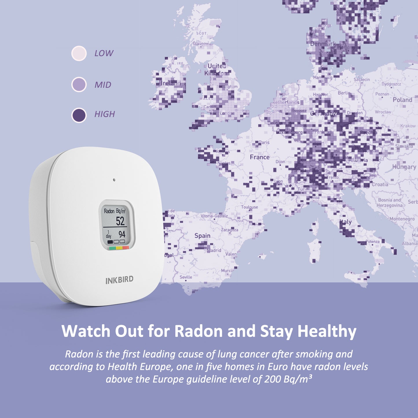 Radon Detector INK-RD3