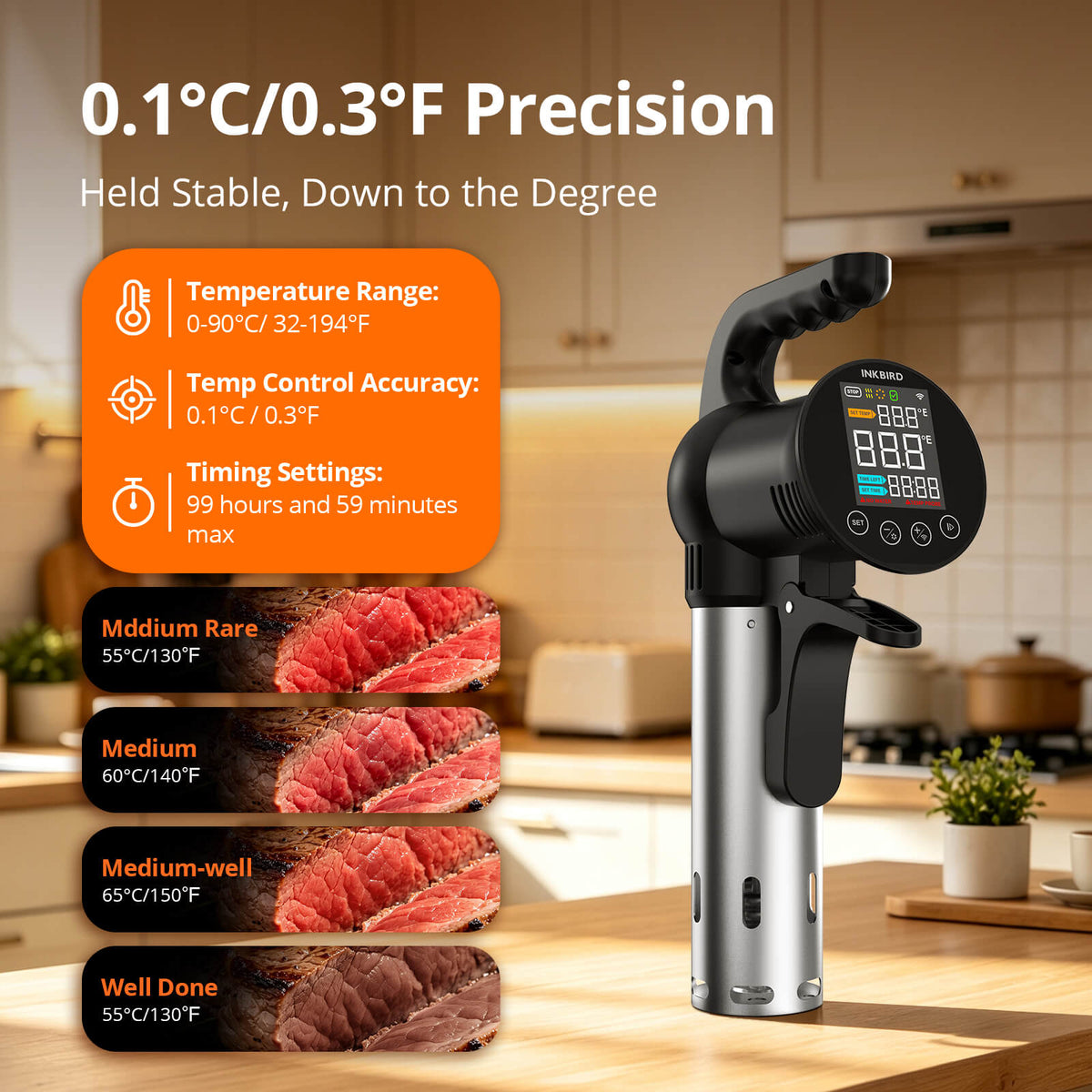 WiFi Sous Vide Cooker SSV-102-W