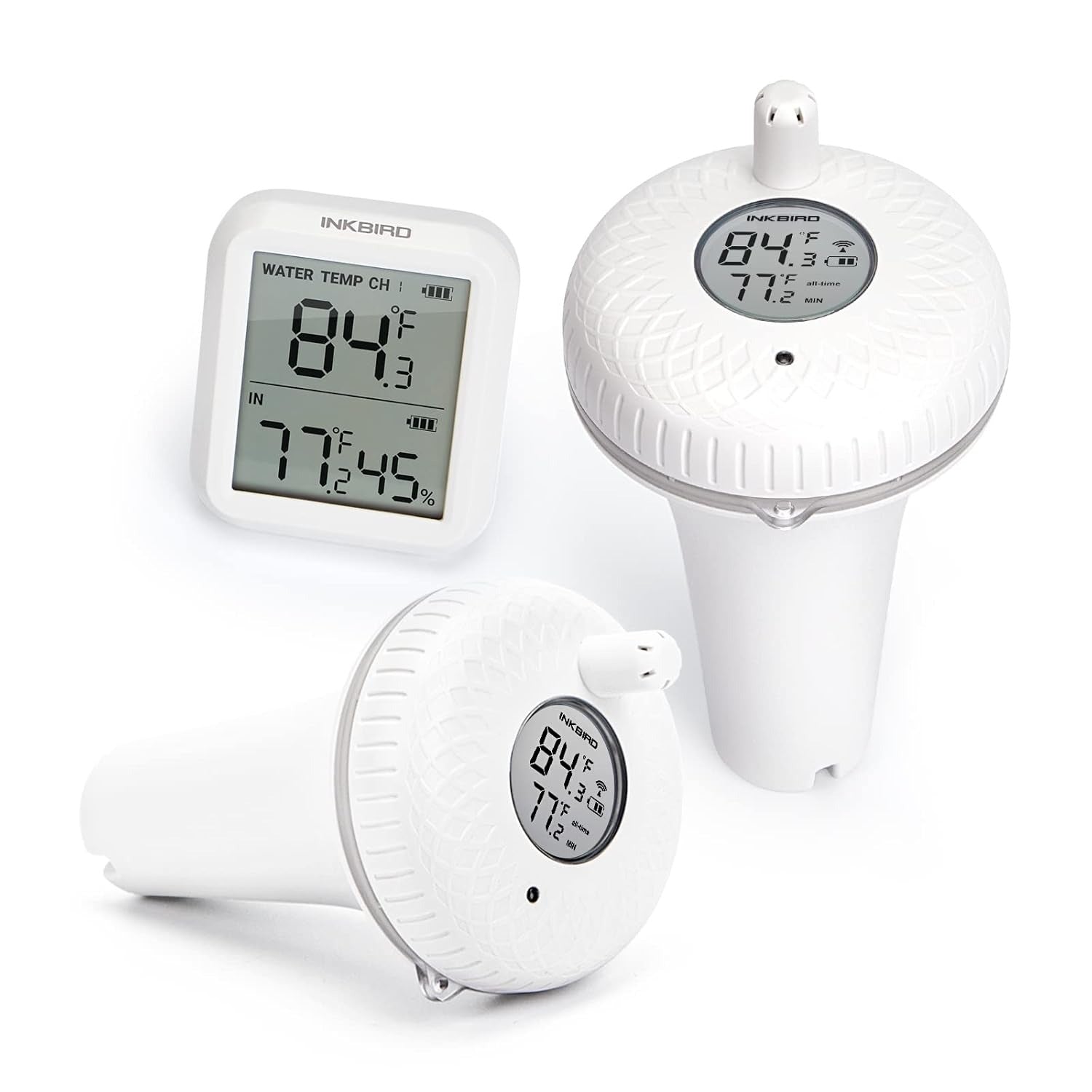 Kabelloses Poolthermometer-Set IBS-P01R mit WLAN-Gateway IBS-M1