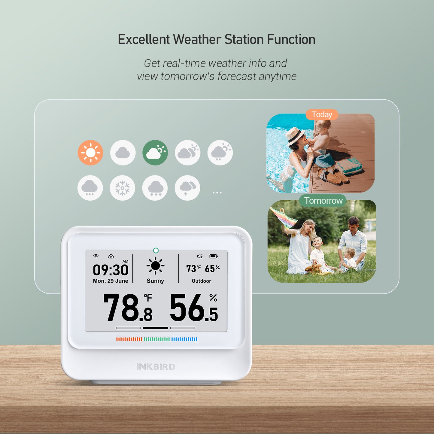 WiFi Hygrometer Thermometer IBS-TH5 WiFi