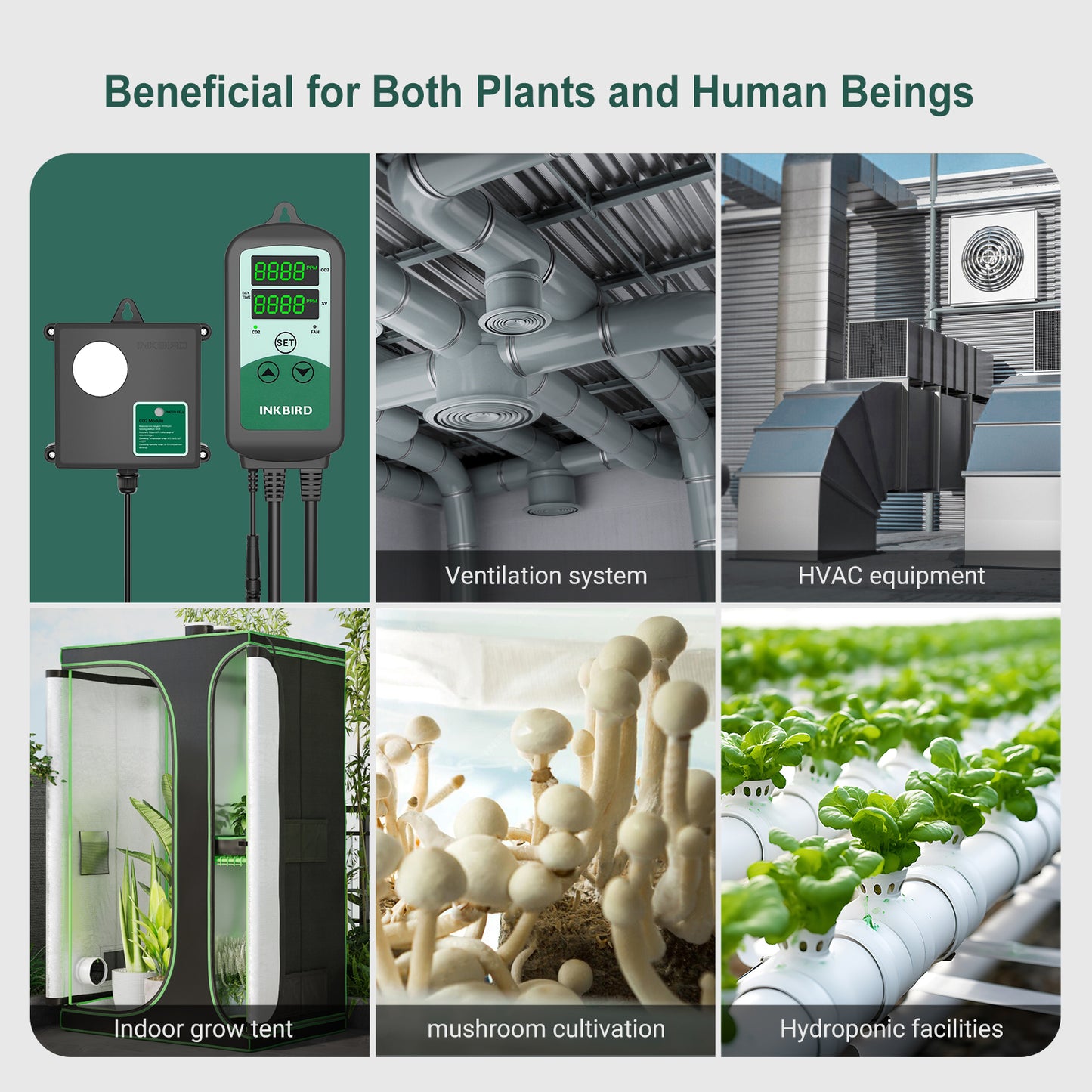 Programmable CO2 Controller Sensor ICC-510 with S01