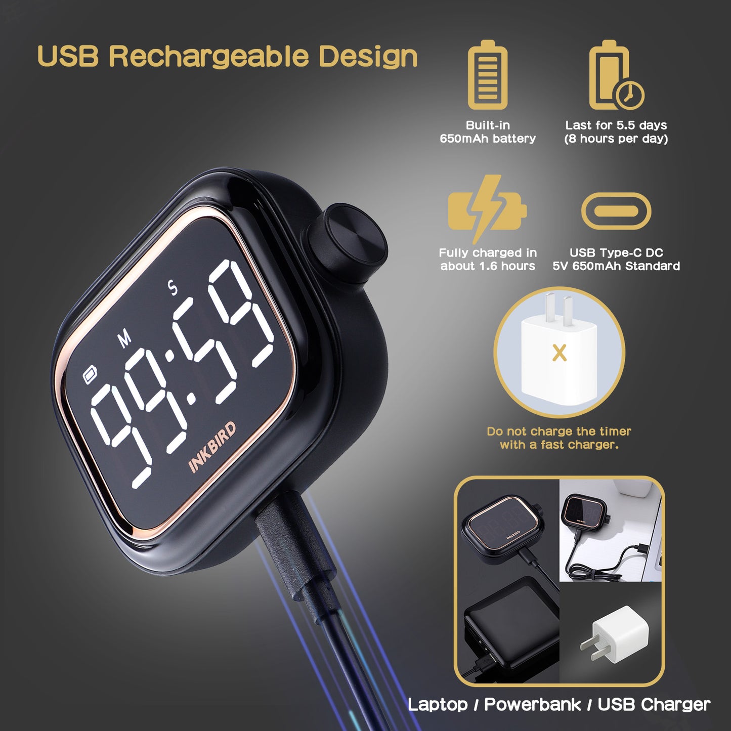 Digital Kitchen Timer IDT-02