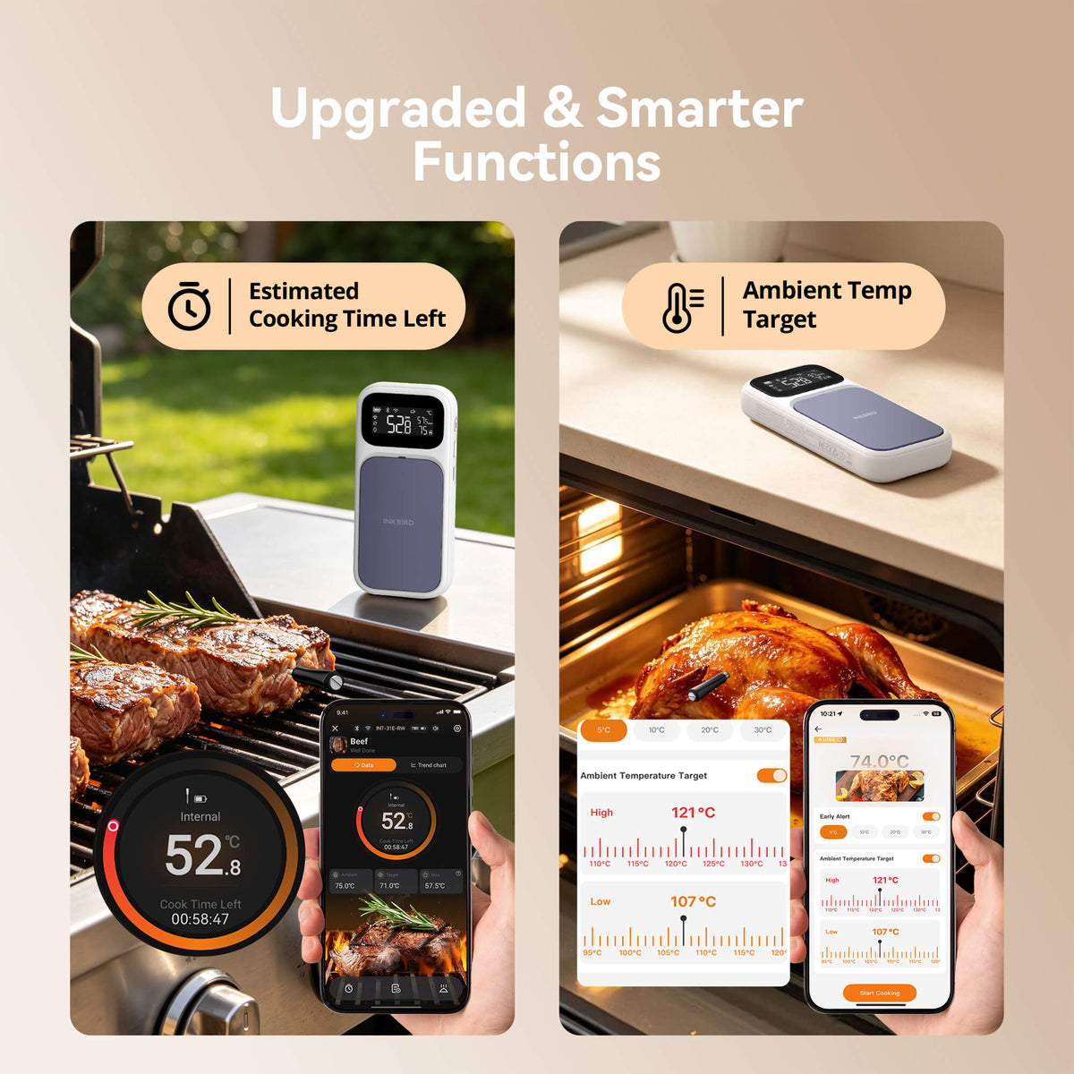 Sub-1G Meat Thermometer INT-31E-RW
