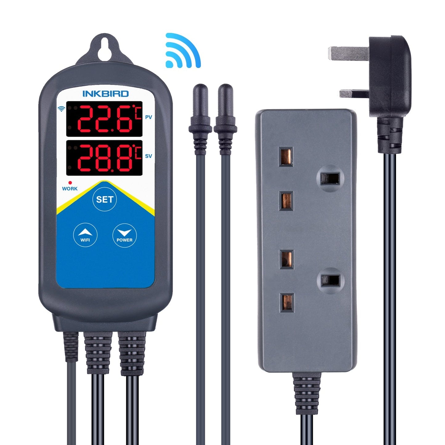 Wi-Fi Aquarium Temperature Controller ITC-306A