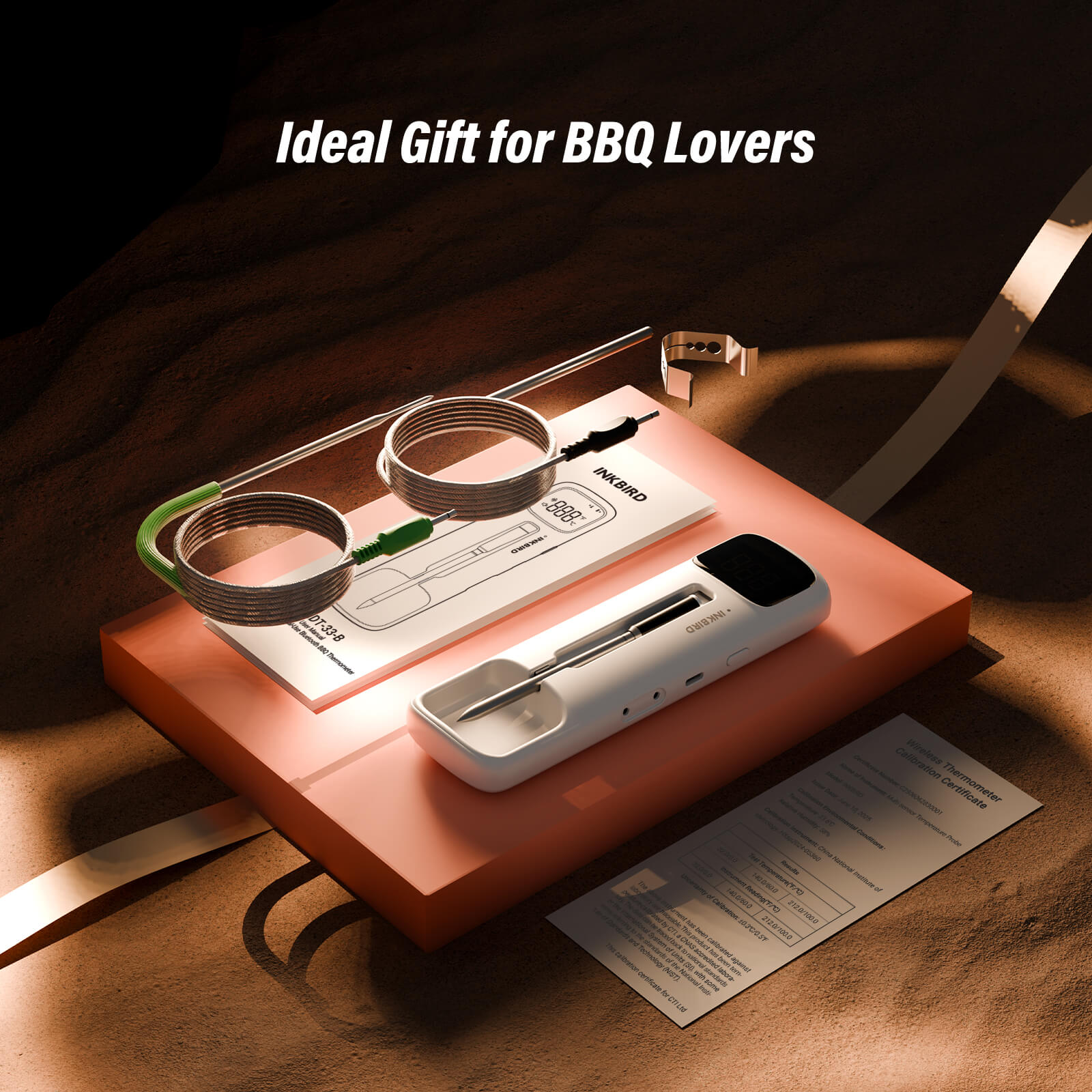 Wireless & Wired Dual-Use Meat Thermometer INDT-33-B