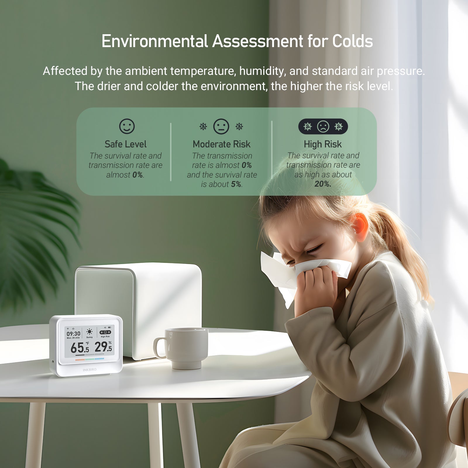 WiFi Hygrometer Thermometer IBS - TH5 - WiFi - INKBIRD