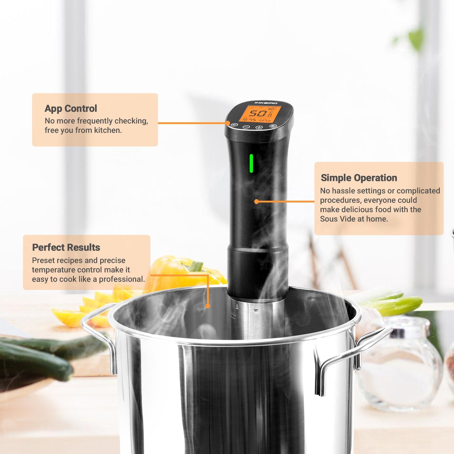 WLAN-Sous-Vide-Garer ISV-200W