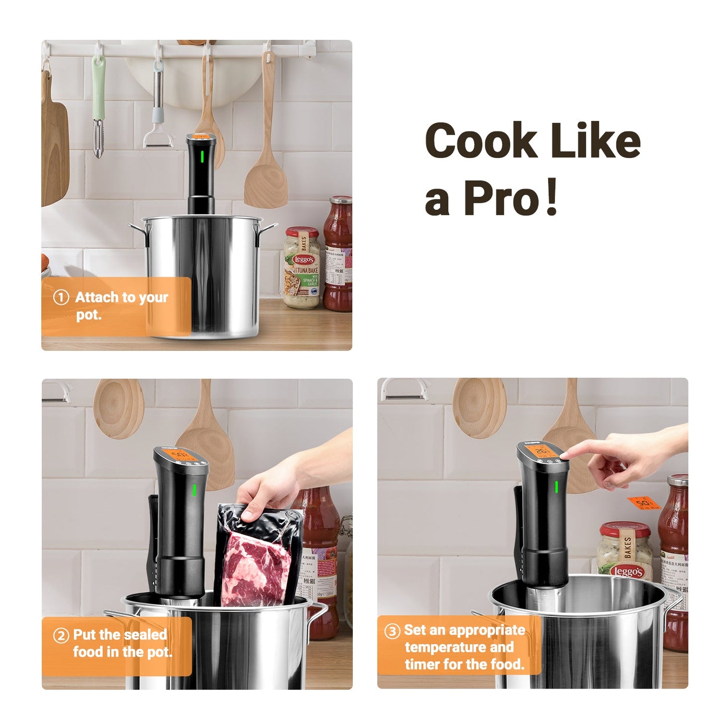 WLAN-Sous-Vide-Garer ISV-200W