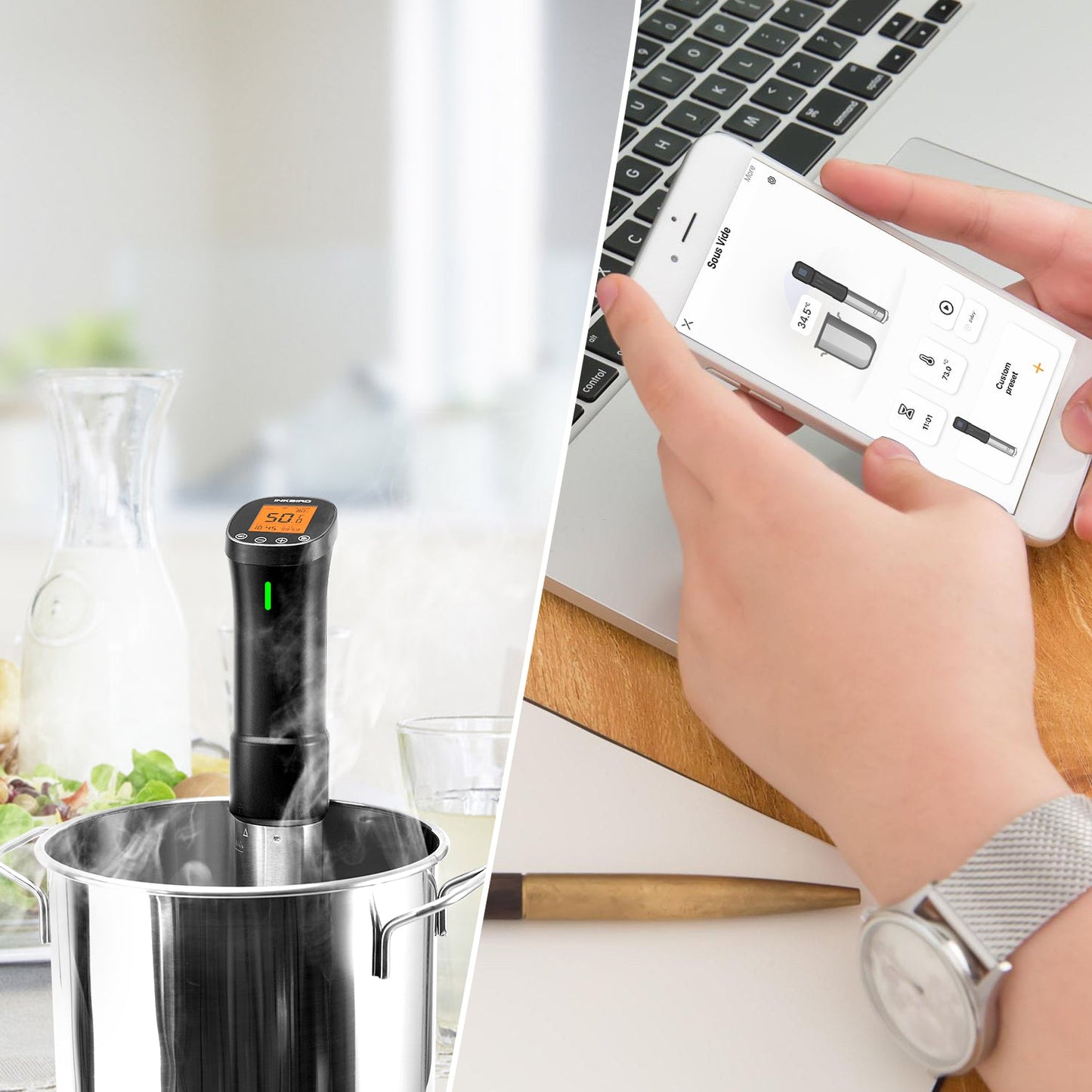 WLAN-Sous-Vide-Garer ISV-200W