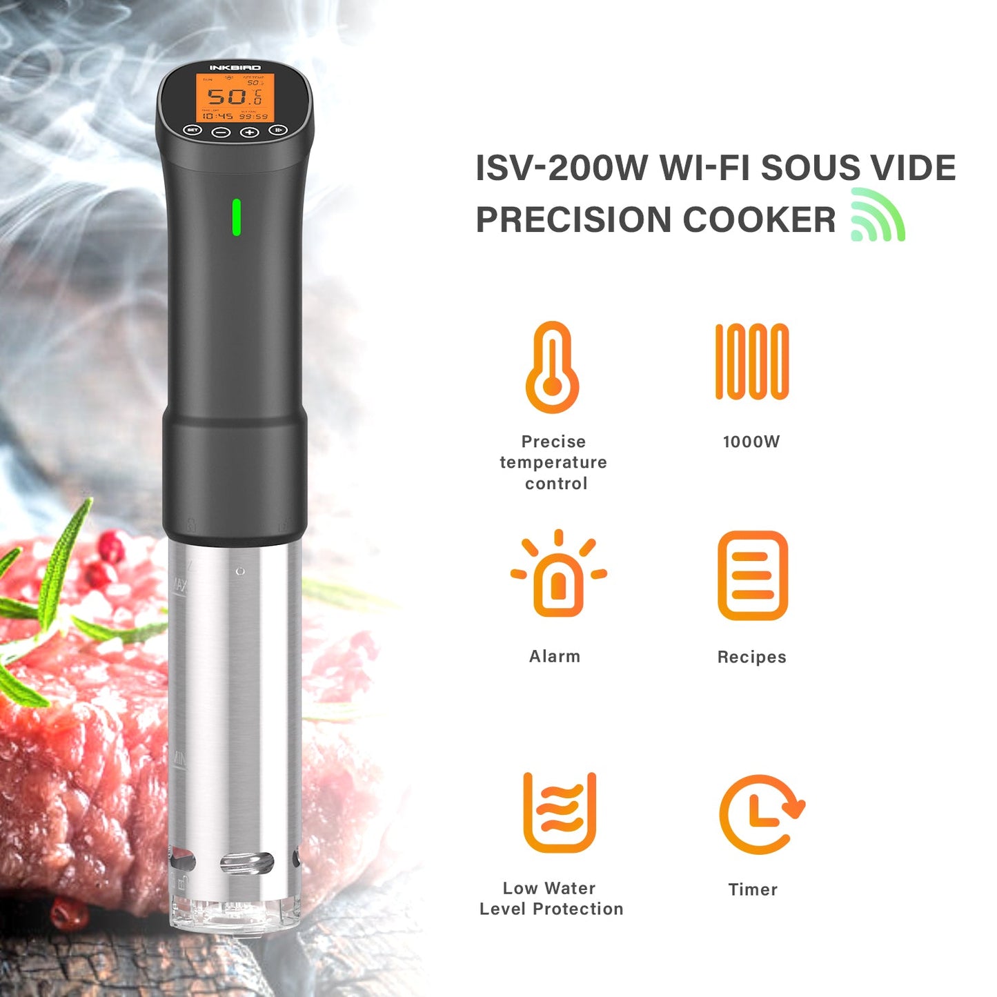 WLAN-Sous-Vide-Garer ISV-200W