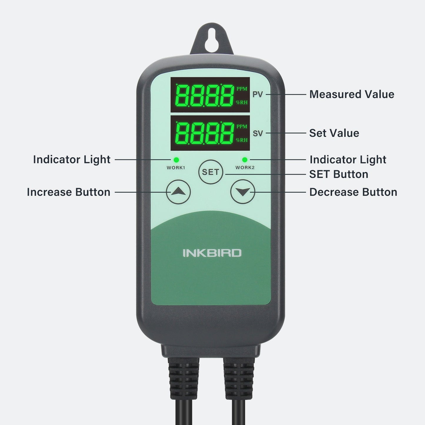 CO₂-Regler ICC-500T mit S01-Sensor