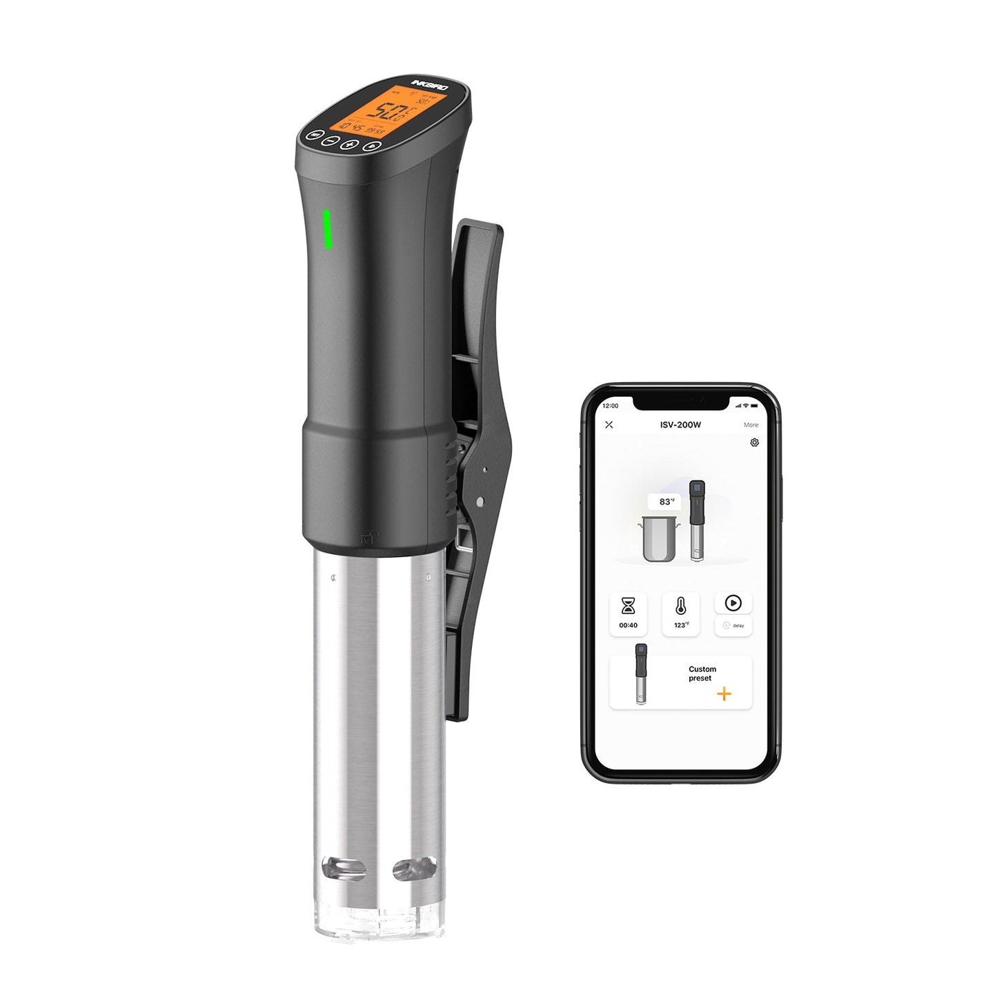 WLAN-Sous-Vide-Garer ISV-200W