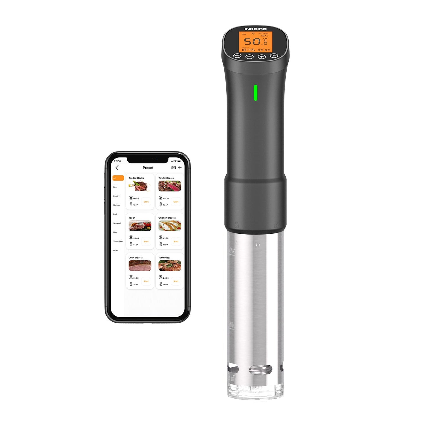 WLAN-Sous-Vide-Garer ISV-200W
