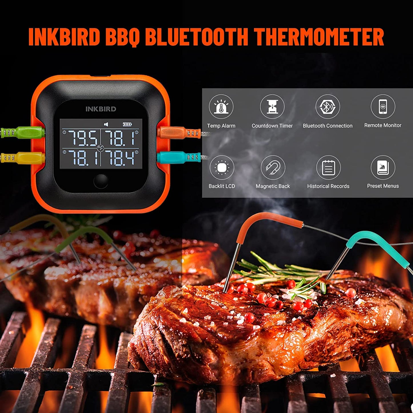 Bluetooth-Grillthermometer IBT-24S
