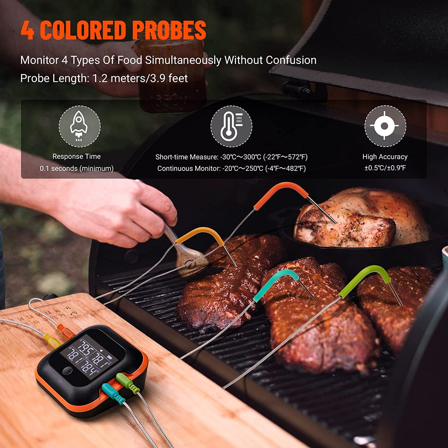 Bluetooth-Grillthermometer IBT-24S