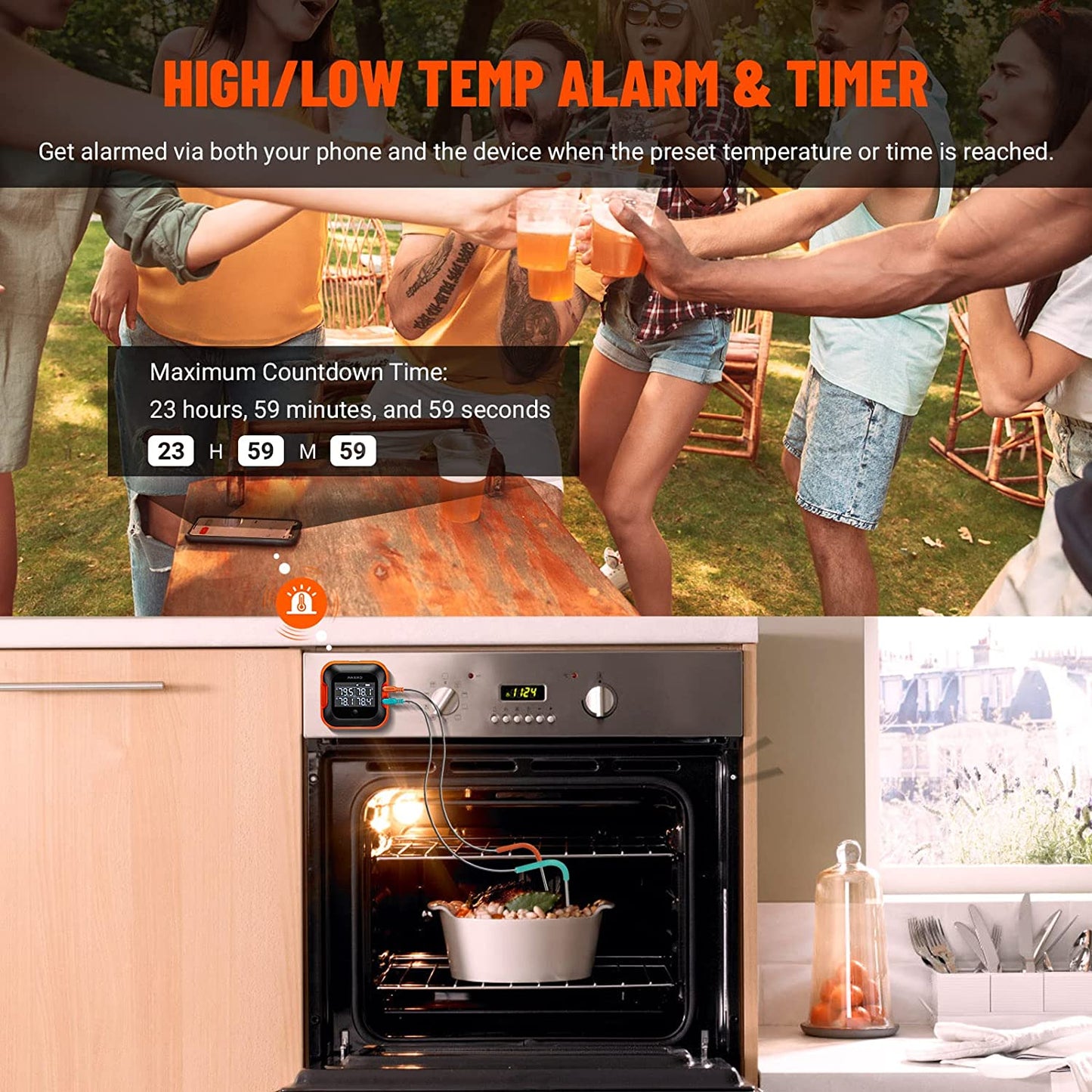 Bluetooth-Grillthermometer IBT-24S