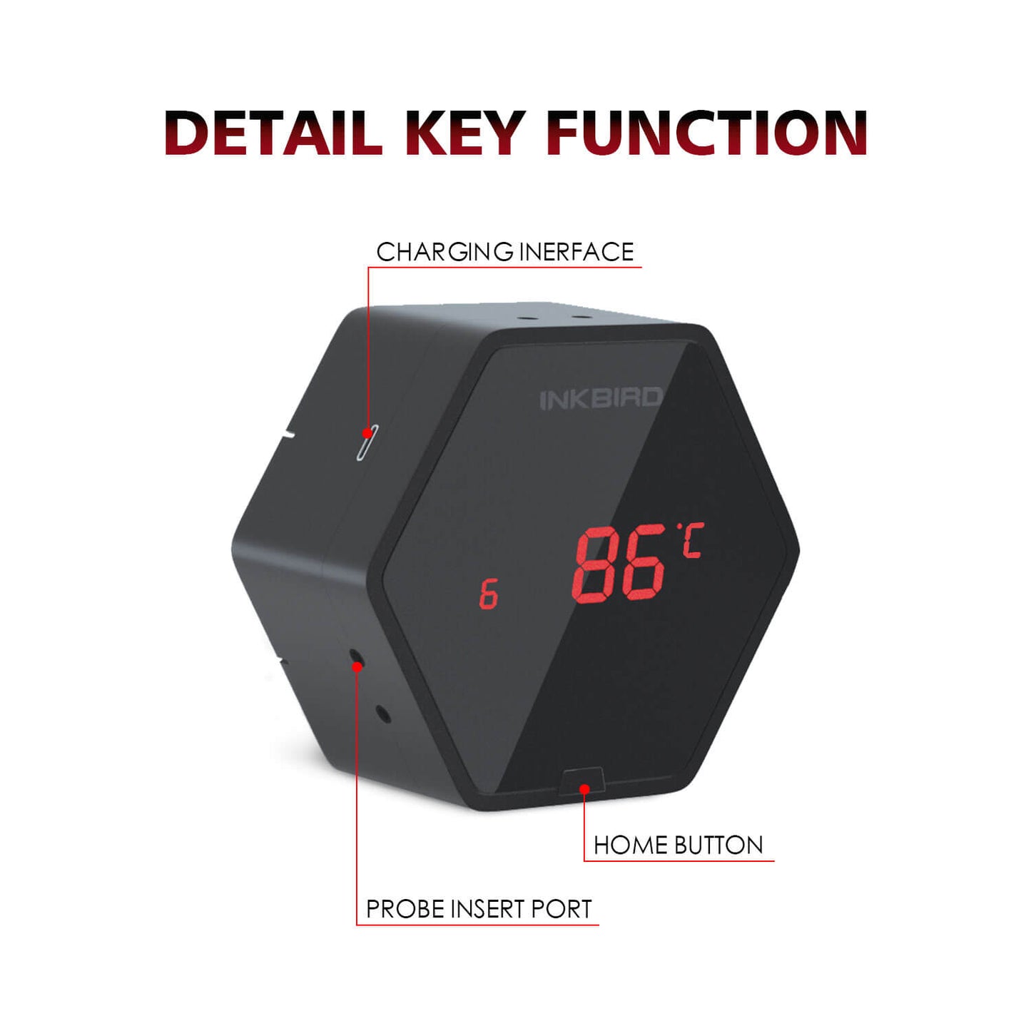 Bluetooth-Grillthermometer IBT-6XS
