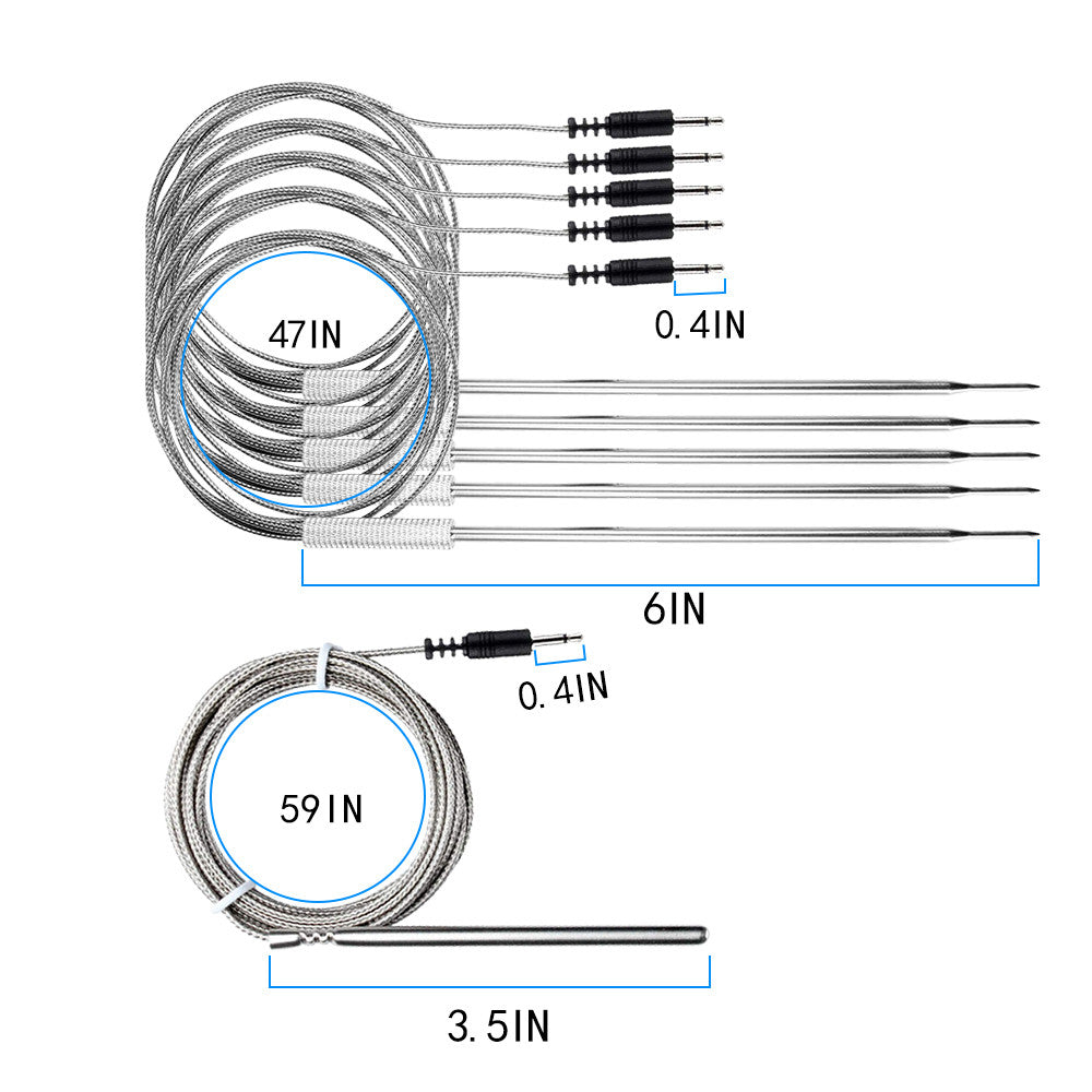 Cooking Probe Replacement for BBQ Thermometer IBT-6XS