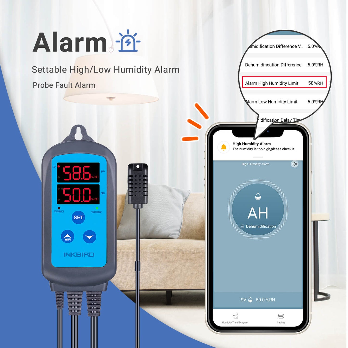 Humidity Controller IHC-200-WIFI