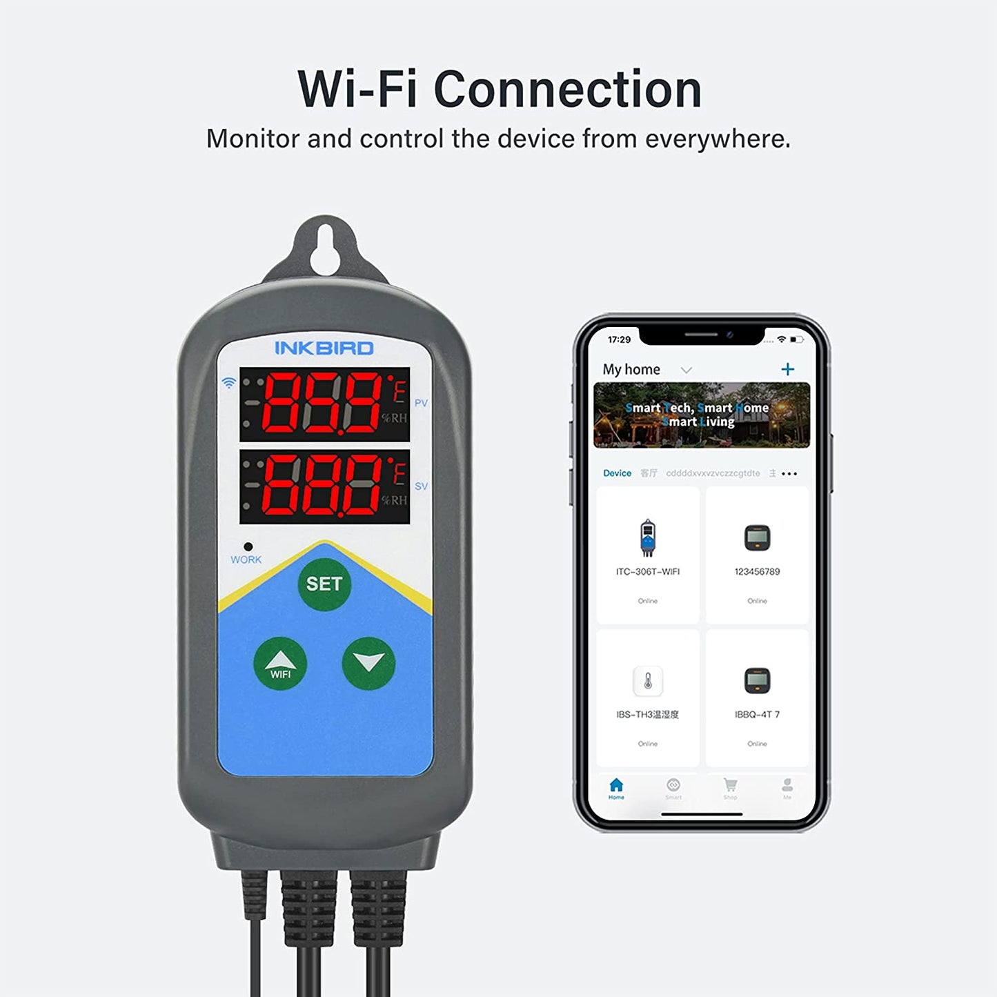 WLAN-Temperaturregler ITC-306T-WIFI