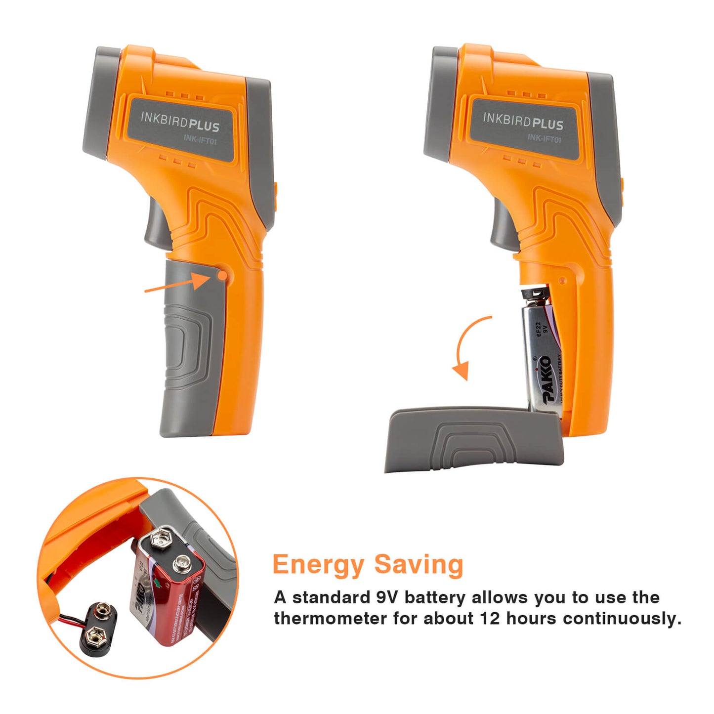 Digital Temperature Gun for Industrial&Kitchen INK-IFT01