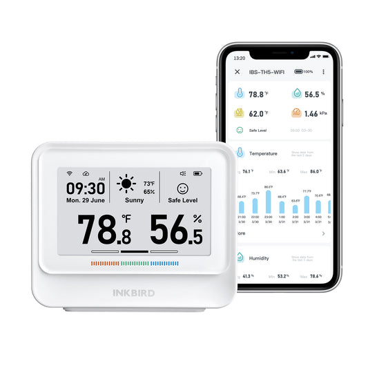 WiFi Hygrometer Thermometer IBS-TH5 WiFi