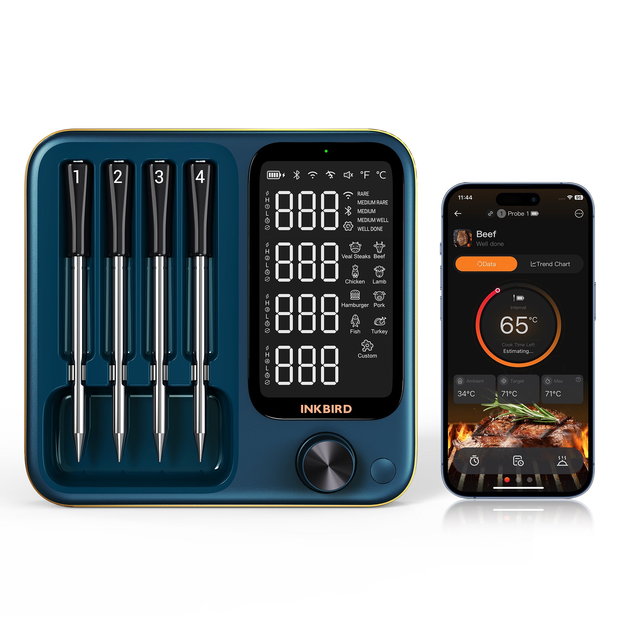 Meat Thermometer Pro INT-14S-BW