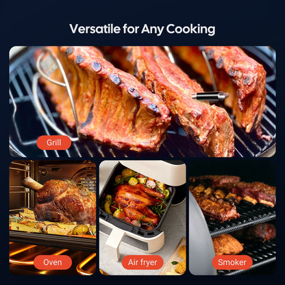 NIST-Certified WiFi & Bluetooth Meat Thermometer INT-31-BW