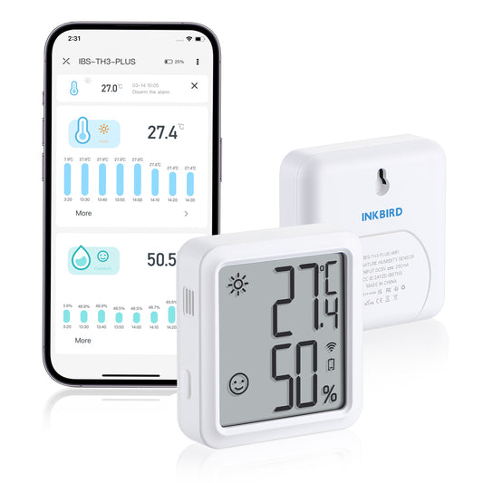 WiFi Hygrometer Thermometer IBS-TH3 WIFI PLUS