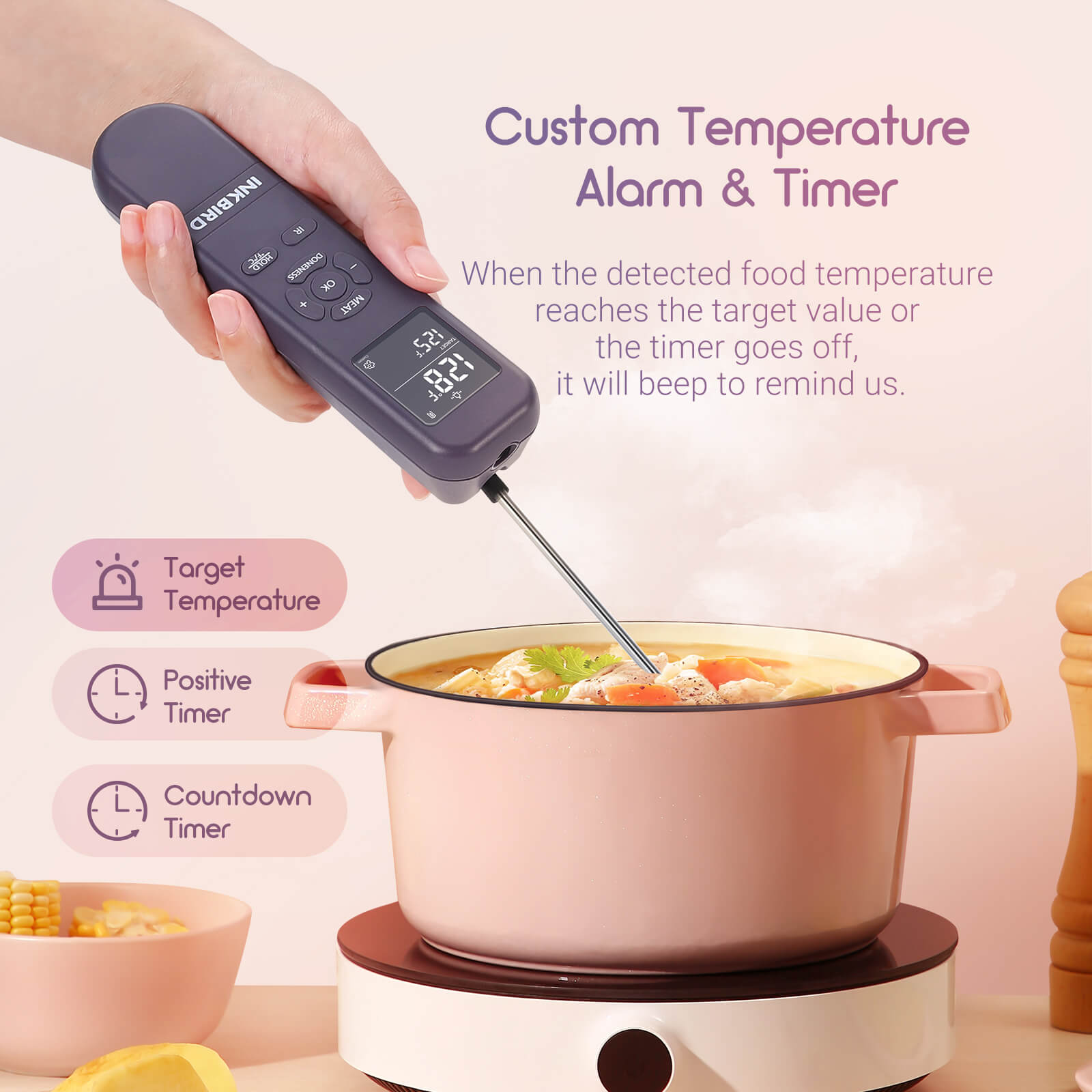3 - in - 1 Instant Read Thermometer IHT - 1M - INKBIRD