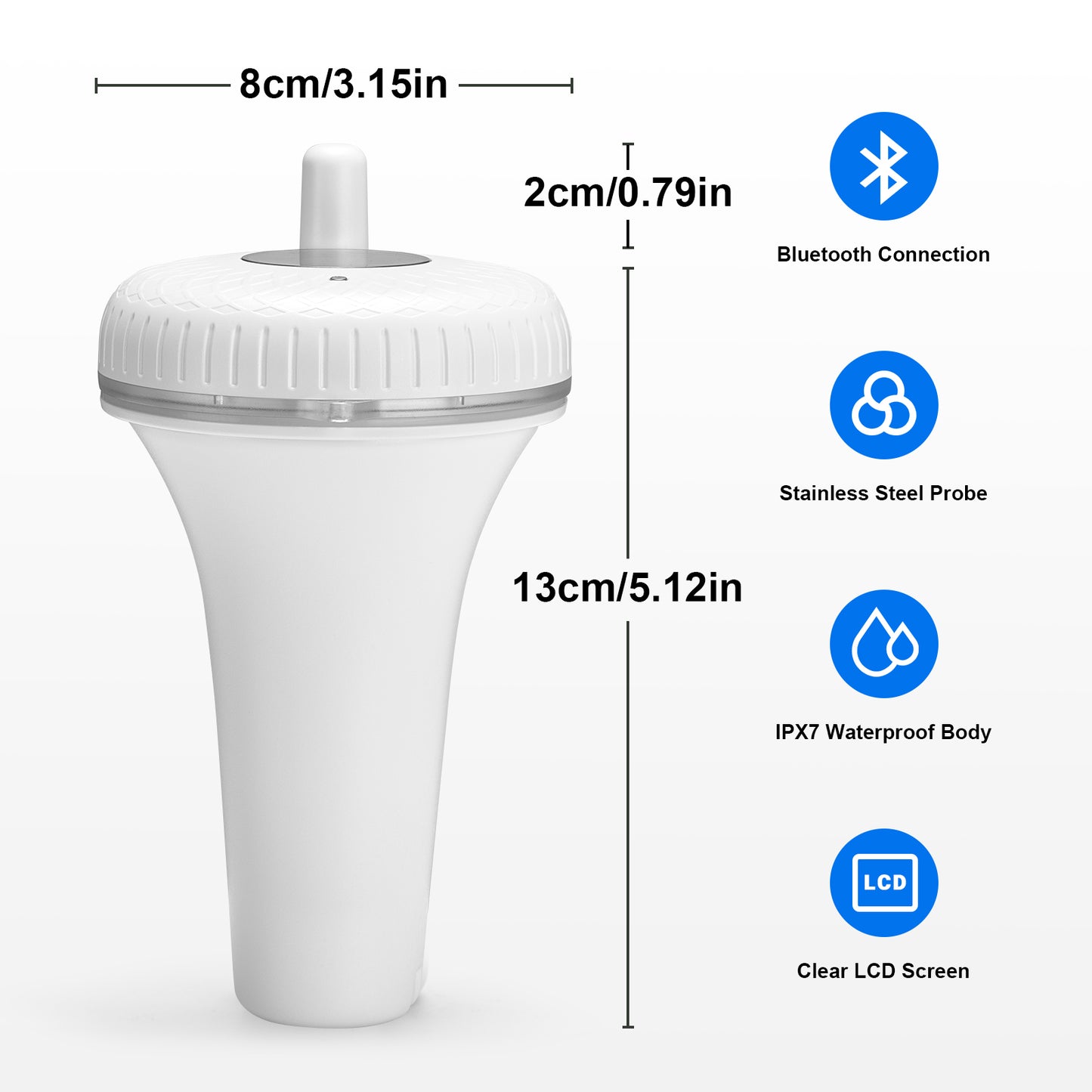 Bluetooth Pool Thermometer IBS-P02B