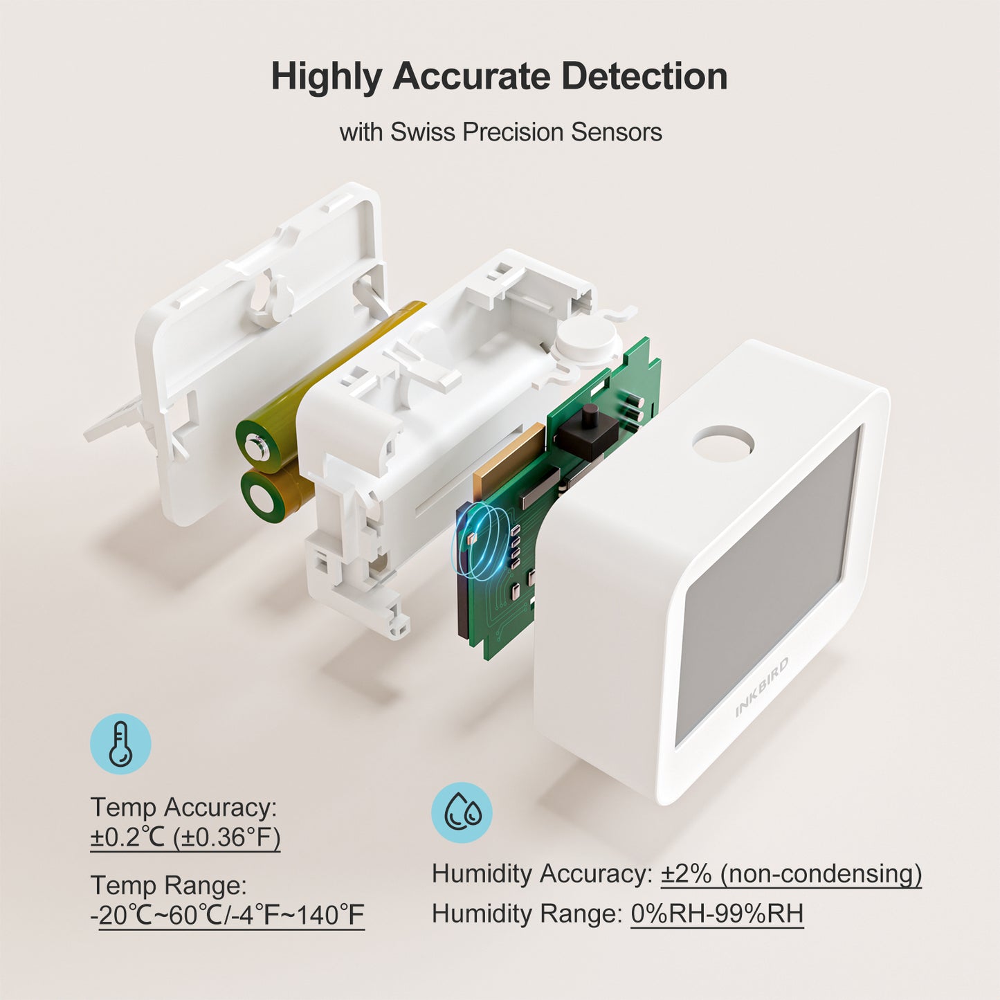 Bluetooth Hygrometer Thermometer ITH-13-B