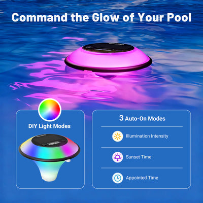 Solar Pool Thermometer IBS-P05R with Ambient Light