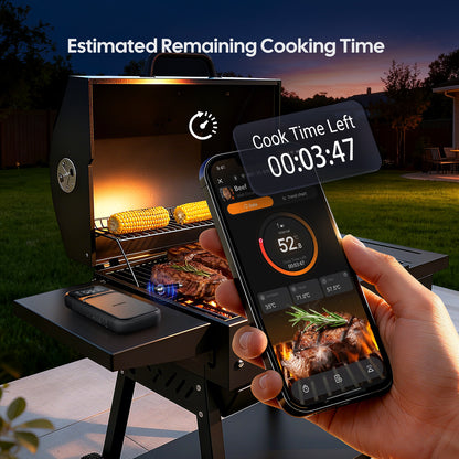 NIST-Certified WiFi & Bluetooth Meat Thermometer INT-31-BW