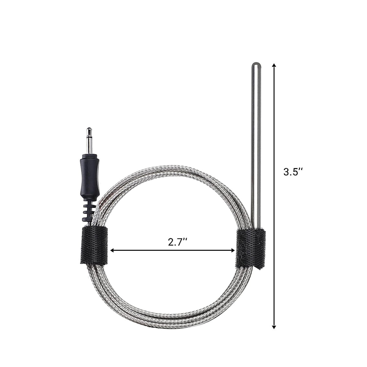 2X Stainless Steel Meat Probe Replace For Weber Igrill 2 Igrill
