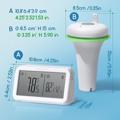 Wireless Pool Thermometer Set IBS-P02R