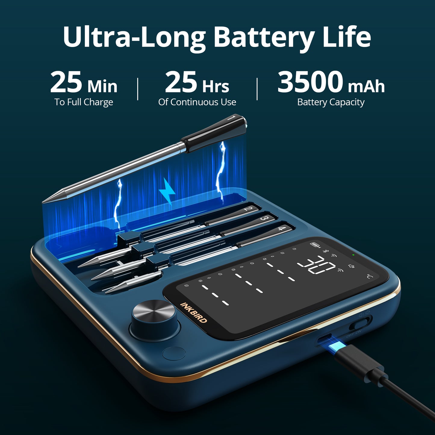 Meat Thermometer Pro INT-14S-BW