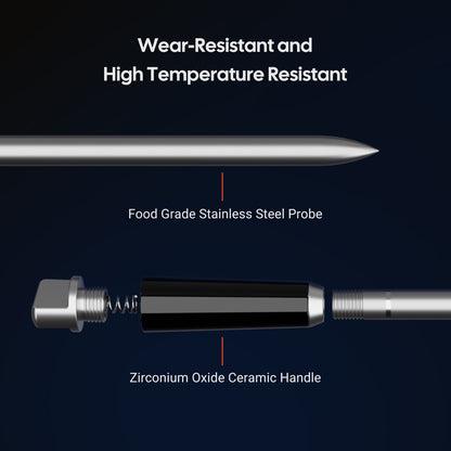 NIST-Certified WiFi & Bluetooth Meat Thermometer INT-31-BW