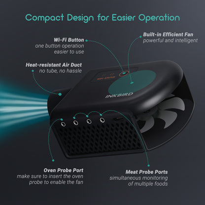 Wi-Fi Bluetooth Smoker Fan Controller ISC-027BW