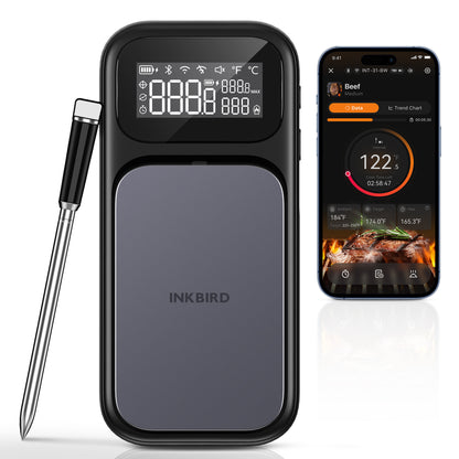 NIST-Certified WiFi & Bluetooth Meat Thermometer INT-31-BW
