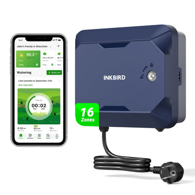 16-Zone Independent Control Sprinkler Controller IICO-1600-WIFI