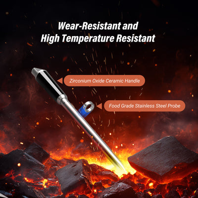 Wireless & Wired Dual-Use Meat Thermometer INDT-33-B