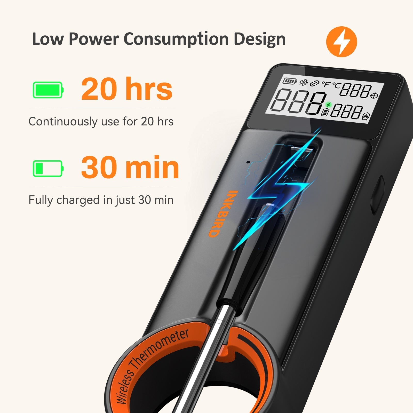 Bluetooth Meat Thermometer INT - 21 - B - INKBIRD