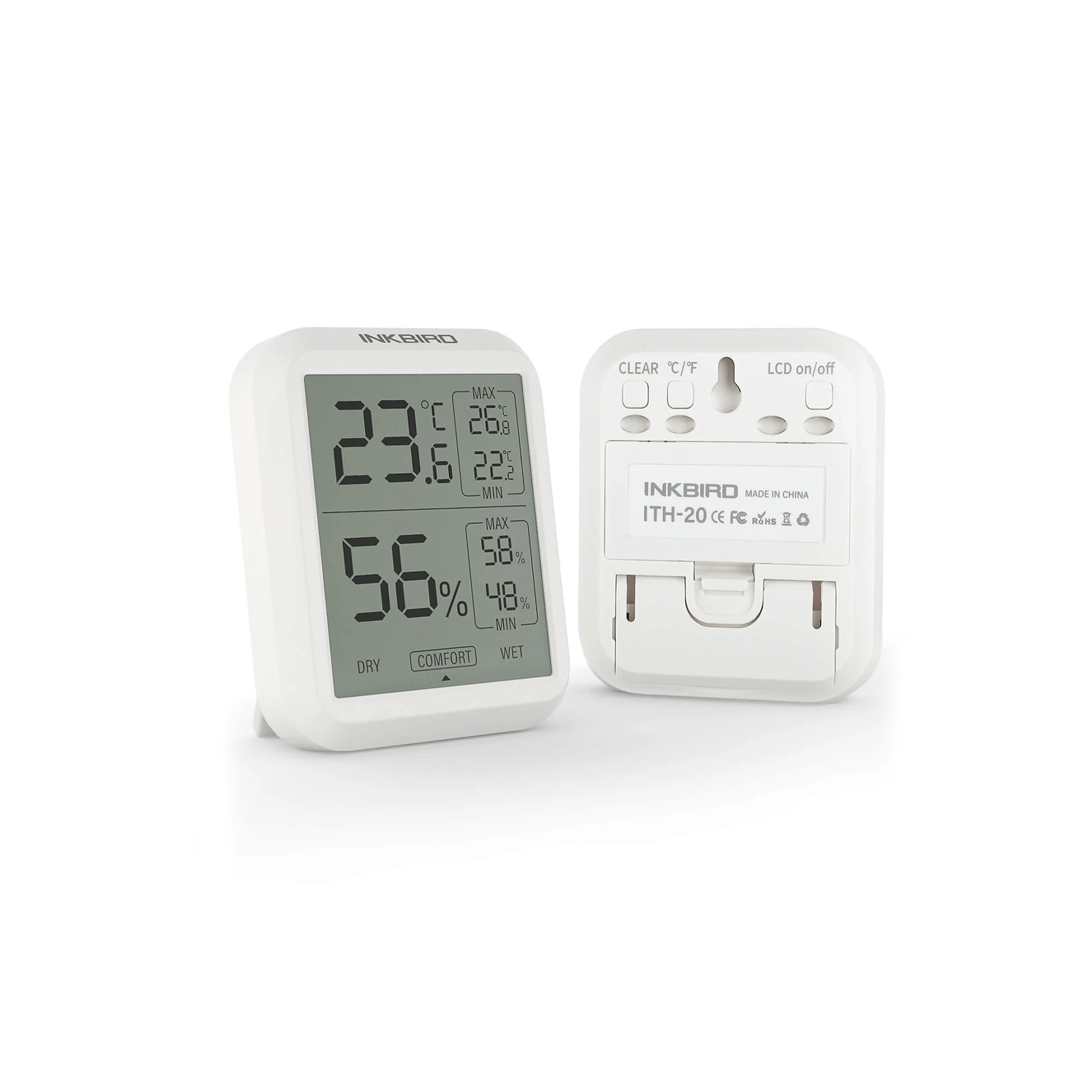 Digital Hygrometer Thermometer ITH - 20 - INKBIRD
