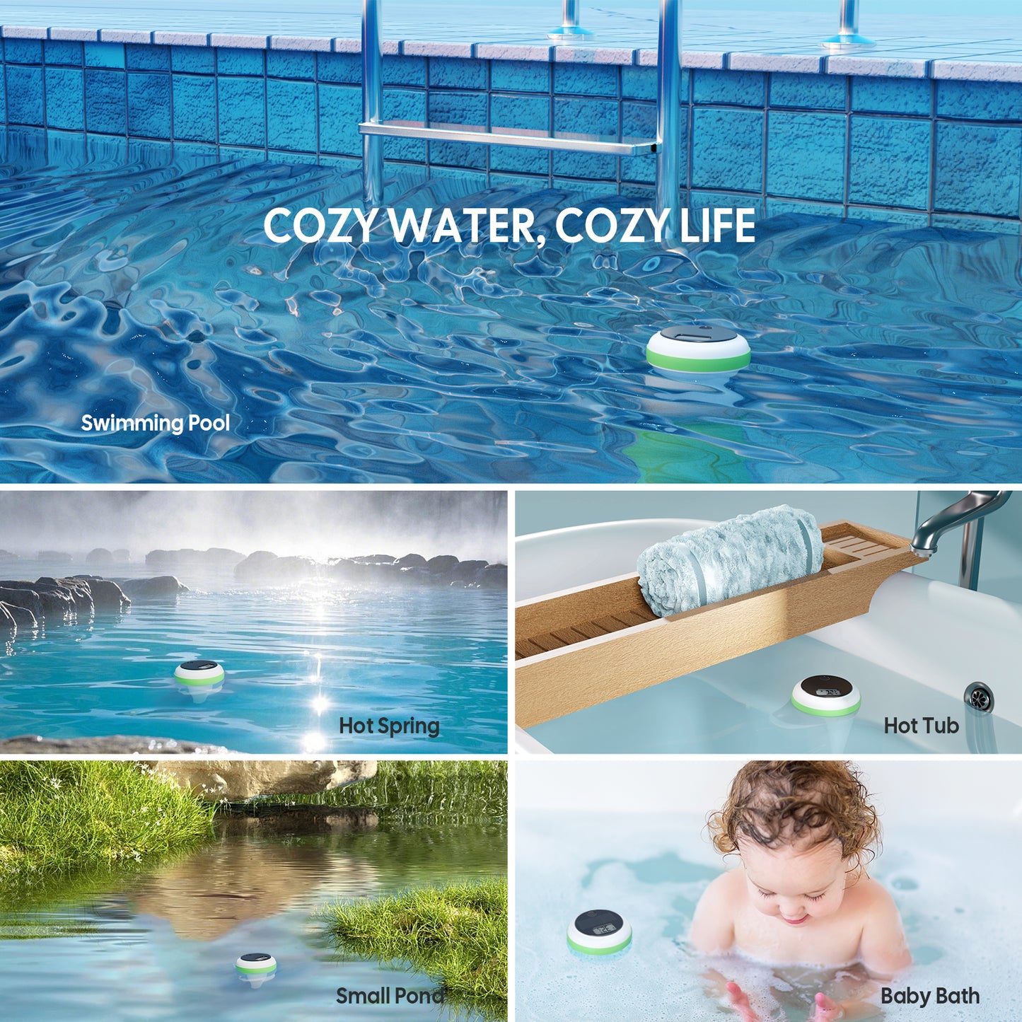 IBS-P03R for Swimming Pool, Hot Spring, Hot Tub, Small Pond, and Baby Bath