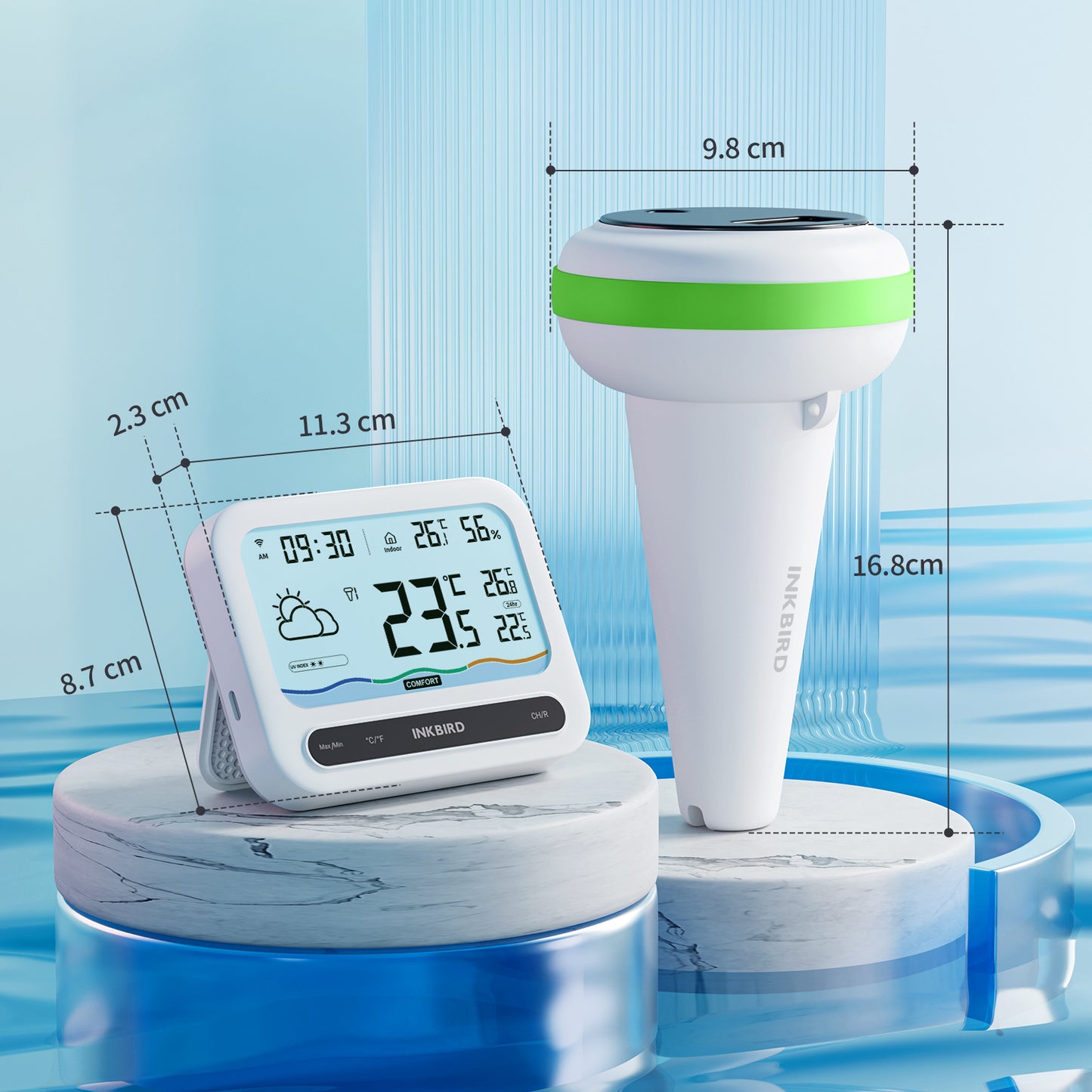 IBS-P03R Pool Thermoemter and IM-03 WiFi Gateway Parameters