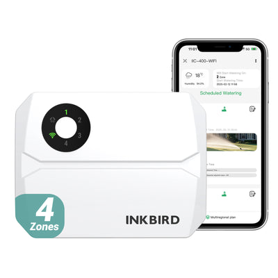 IIC-400-WIFI 4-Zone Sprinkler Controller with App
