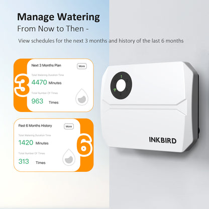 IIC-400-WIFI Watering Schedule and History